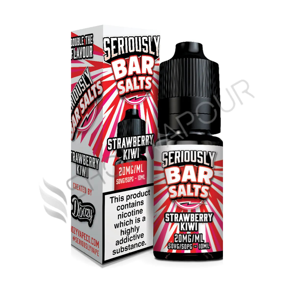 Strawberry Kiwi Nic Salt E-liquid by Seriously Bar Salts