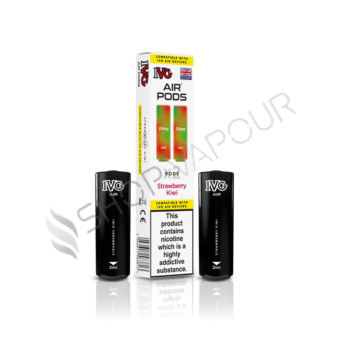 Strawberry Kiwi Prefilled Pods by IVG Air