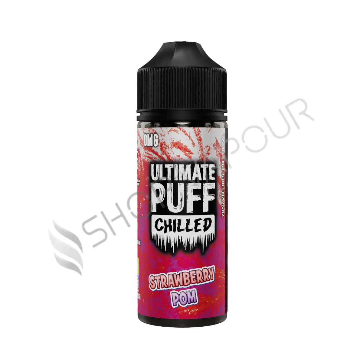 Strawberry Pom 100ml Shortfill E-Liquid by Ultimate Puff Chilled