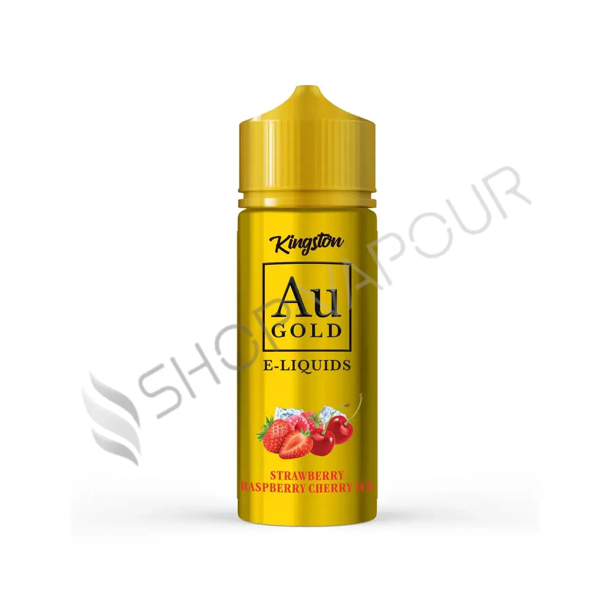 Strawberry Raspberry Cherry Ice 100ml Shortfill E-Liquid by Kingston Au Gold