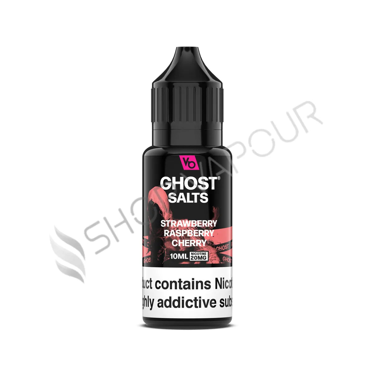 Strawberry Raspberry Cherry Ice Nic Salt E-Liquid by Vapes Bars Ghost