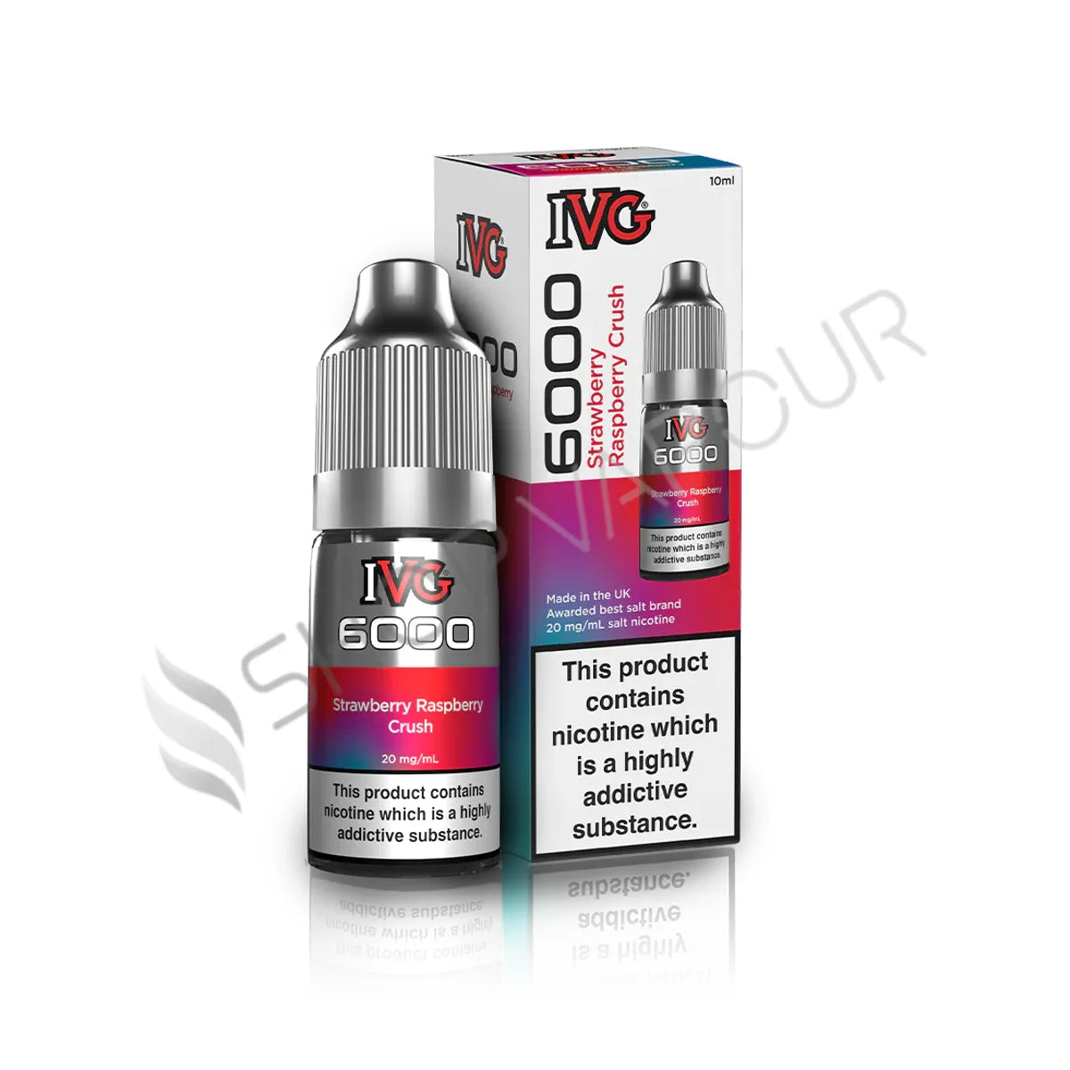 Strawberry Raspberry Crush Nic Salt E-Liquid by IVG 6000