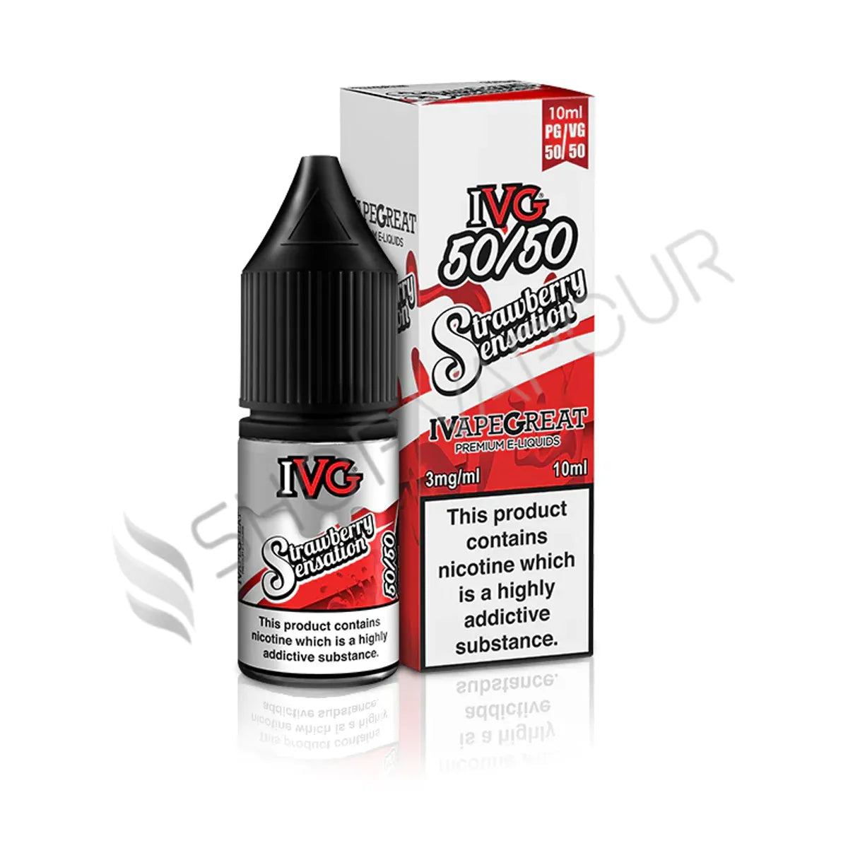 Strawberry Sensation 10ml E-Liquid by IVG 50/50