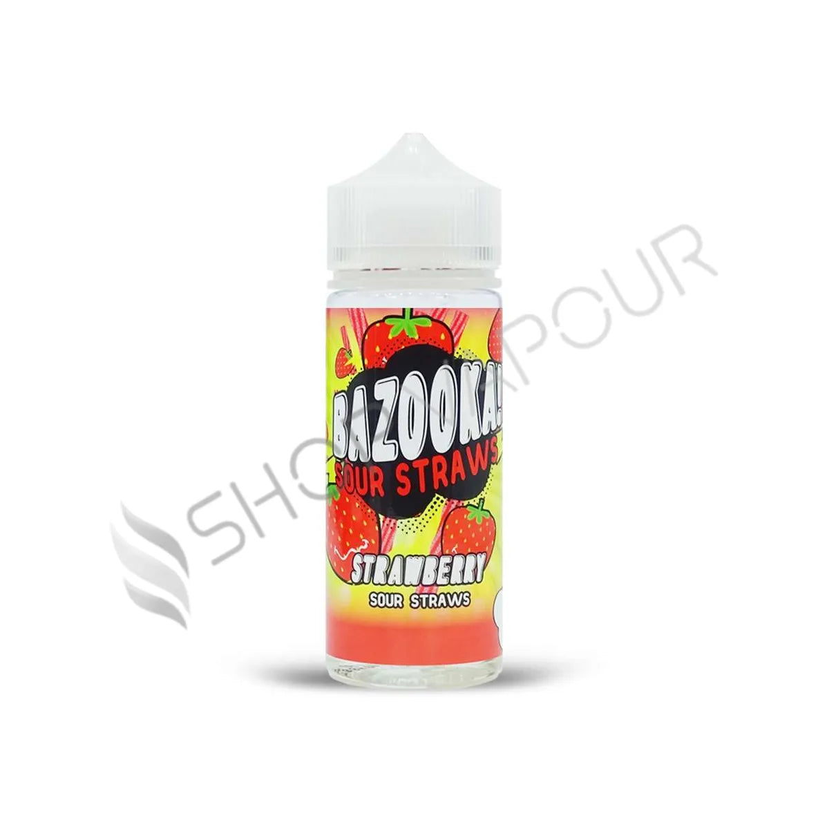 Strawberry 100ml Shortfill E-Liquid by Bazooka Sour Straws