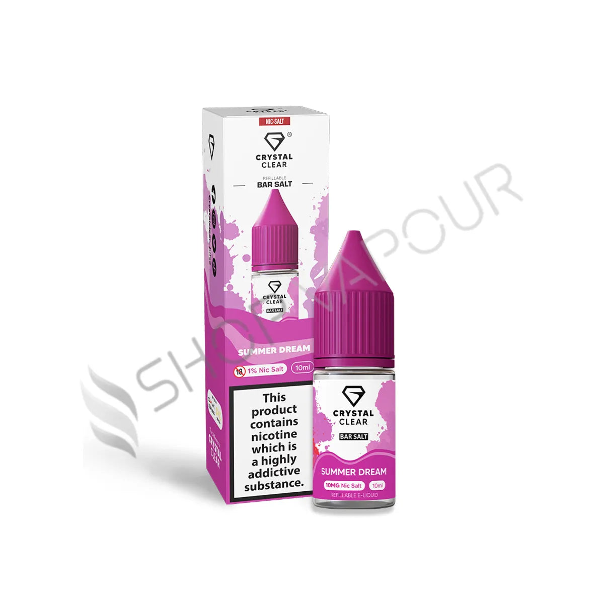 Summer Dream Bar Salts Nic Salt by Crystal Clear