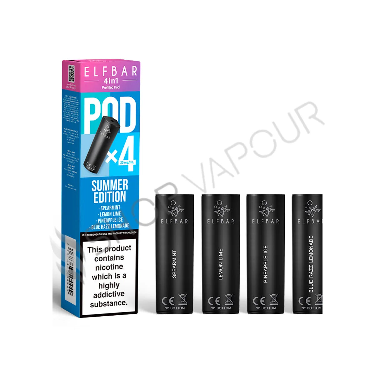 Summer Edition 4 in 1 Prefilled Pods by Elf Bar