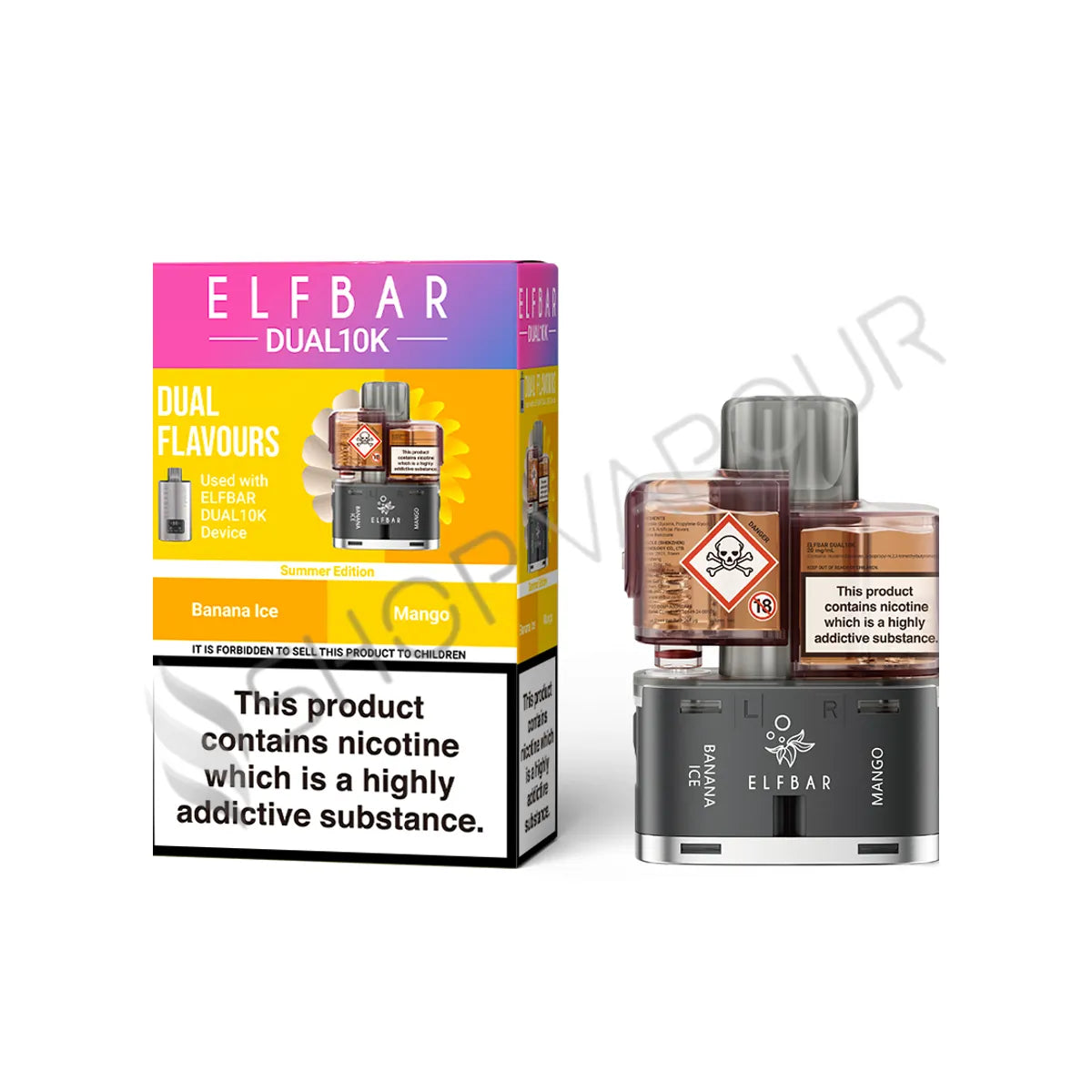 Summer Edition Dual 10K Prefilled Pod & Refill by Elf Bar