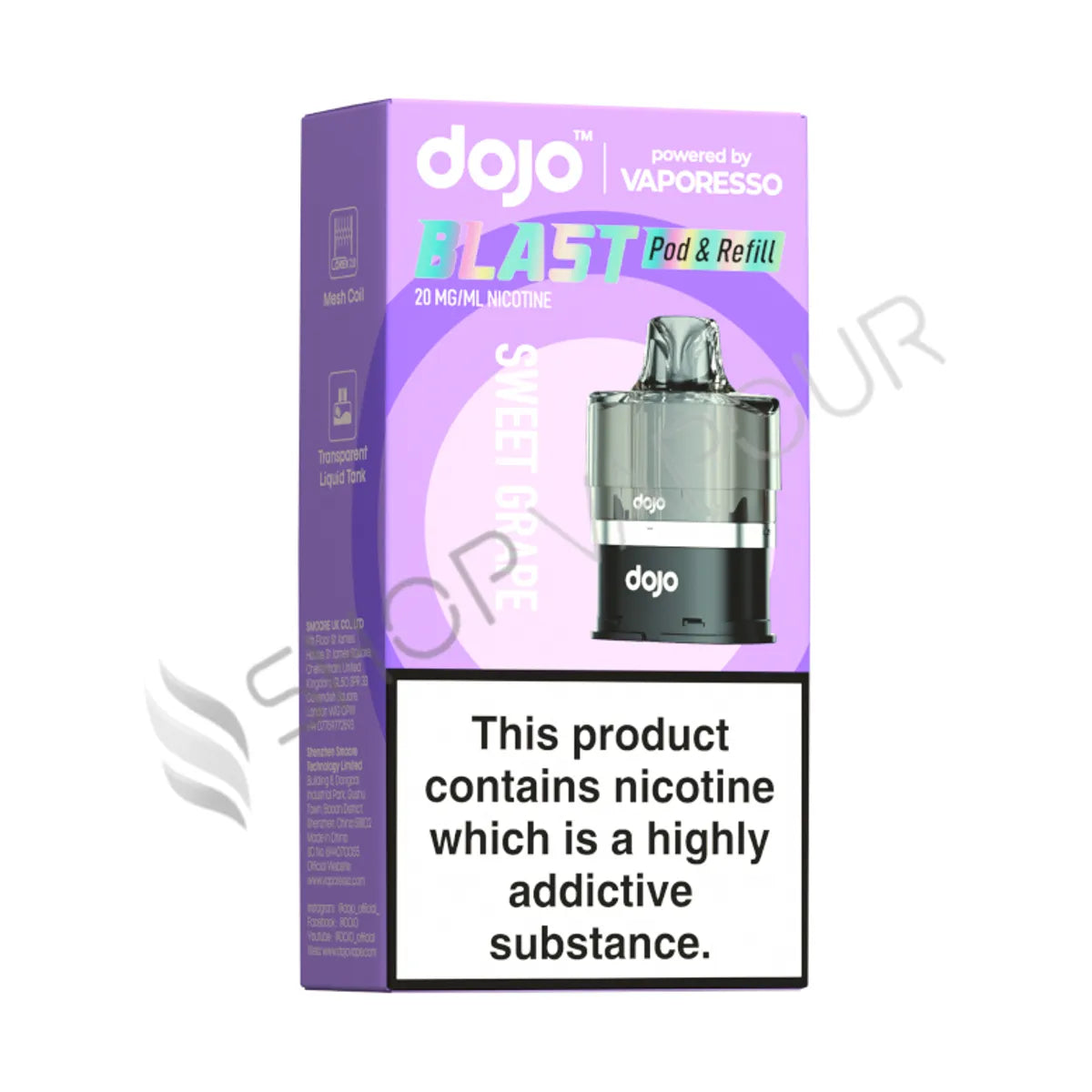 Sweet Grape Dojo Blast 6000 Prefilled Pod & Refill by Vaporesso