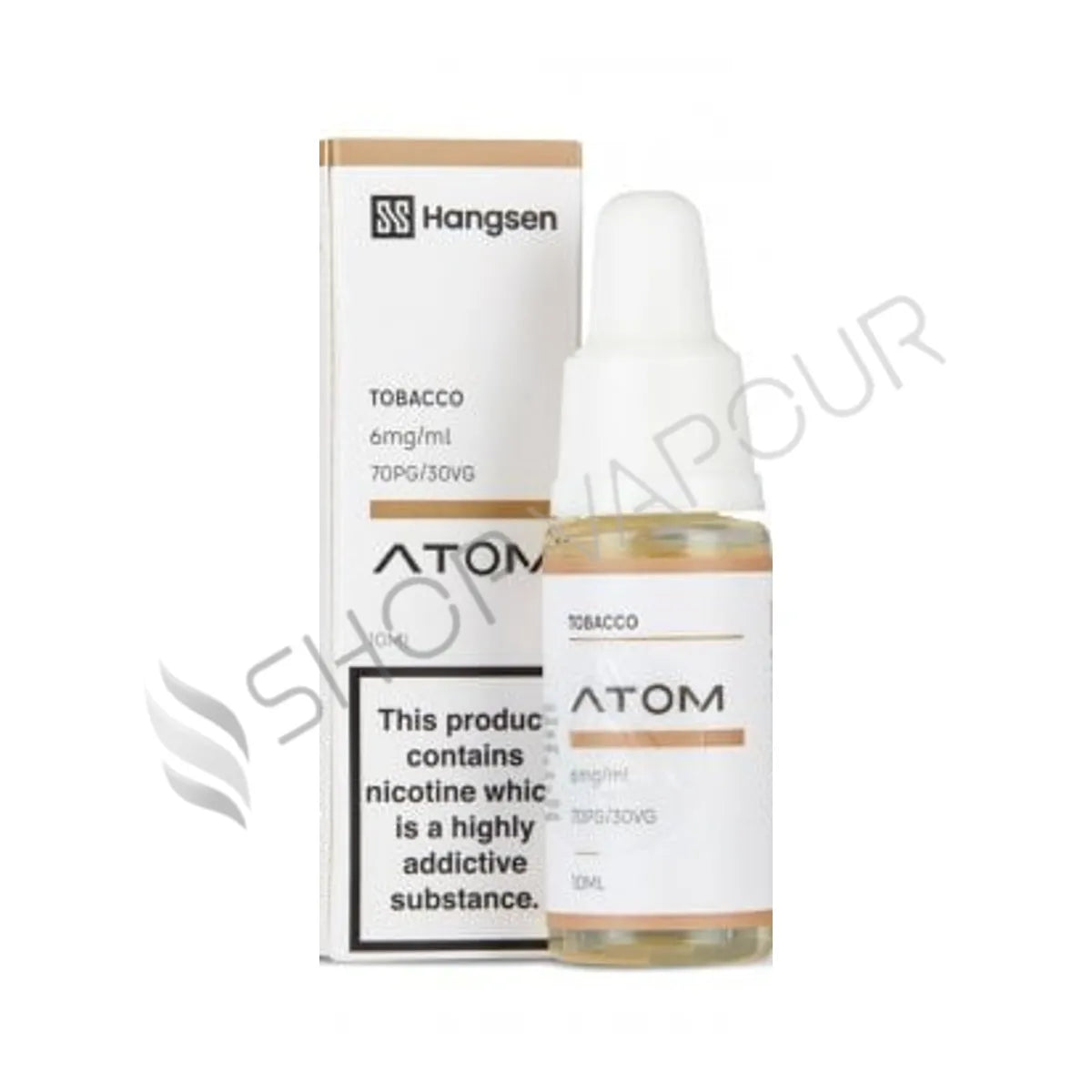Tobacco 10ml E-Liquid by Hangsen Atom