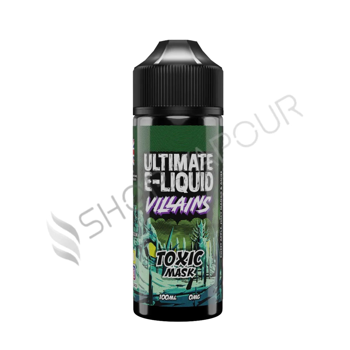 Toxic Mask 100ml Shortfill E-liquid by Ultimate Villains