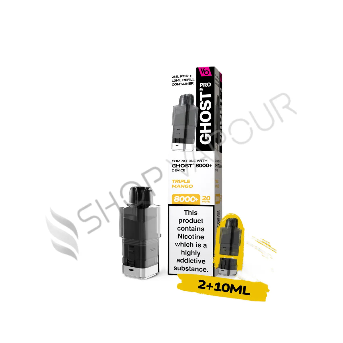 Triple Mango Pro 8000+ Prefilled Pod & Refill by Ghost