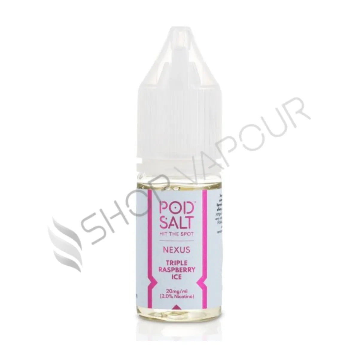Triple Raspberry Ice Nic Salt E-Liquid by Pod Salt Nexus