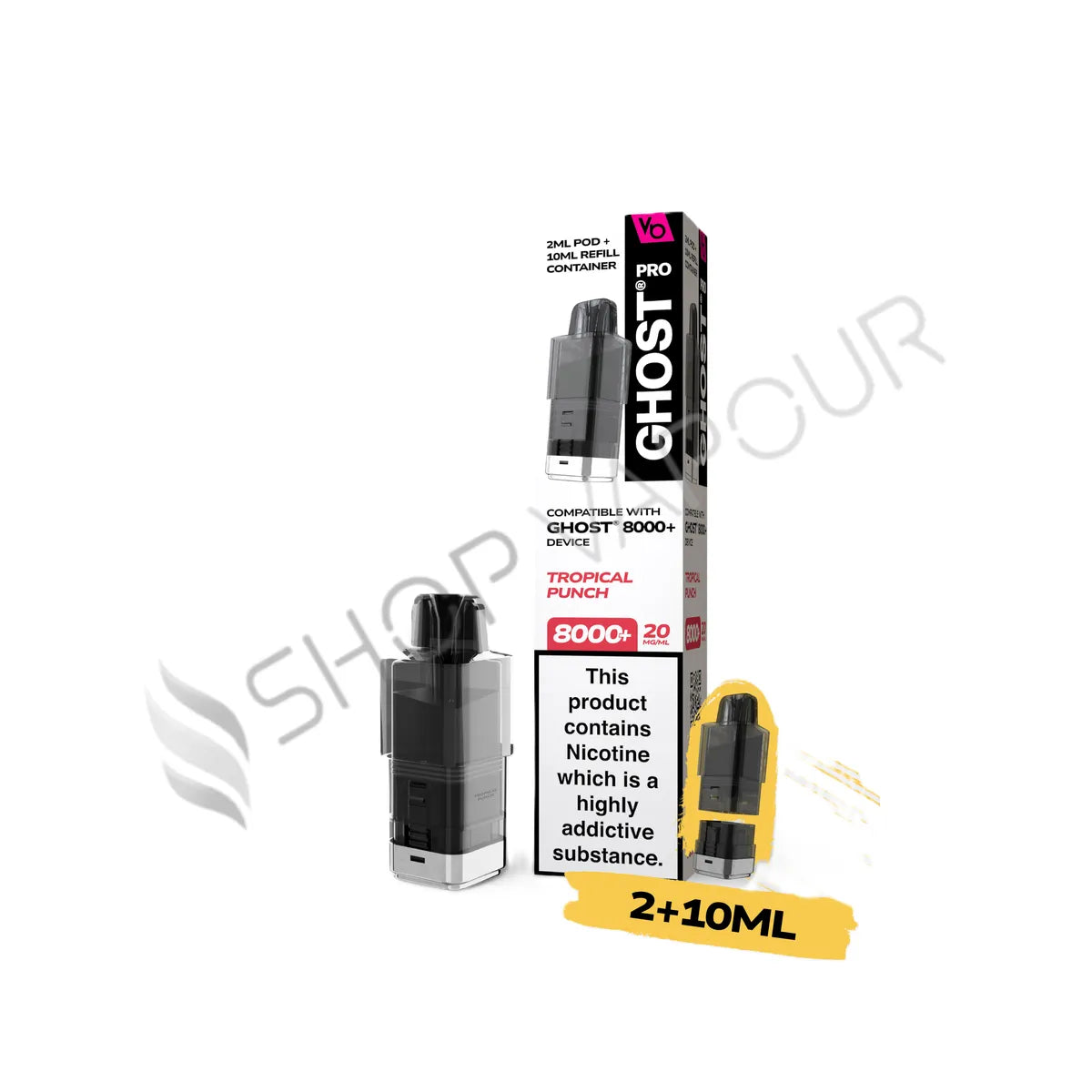 Tropical Punch Pro 8000+ Prefilled Pod & Refill by Ghost