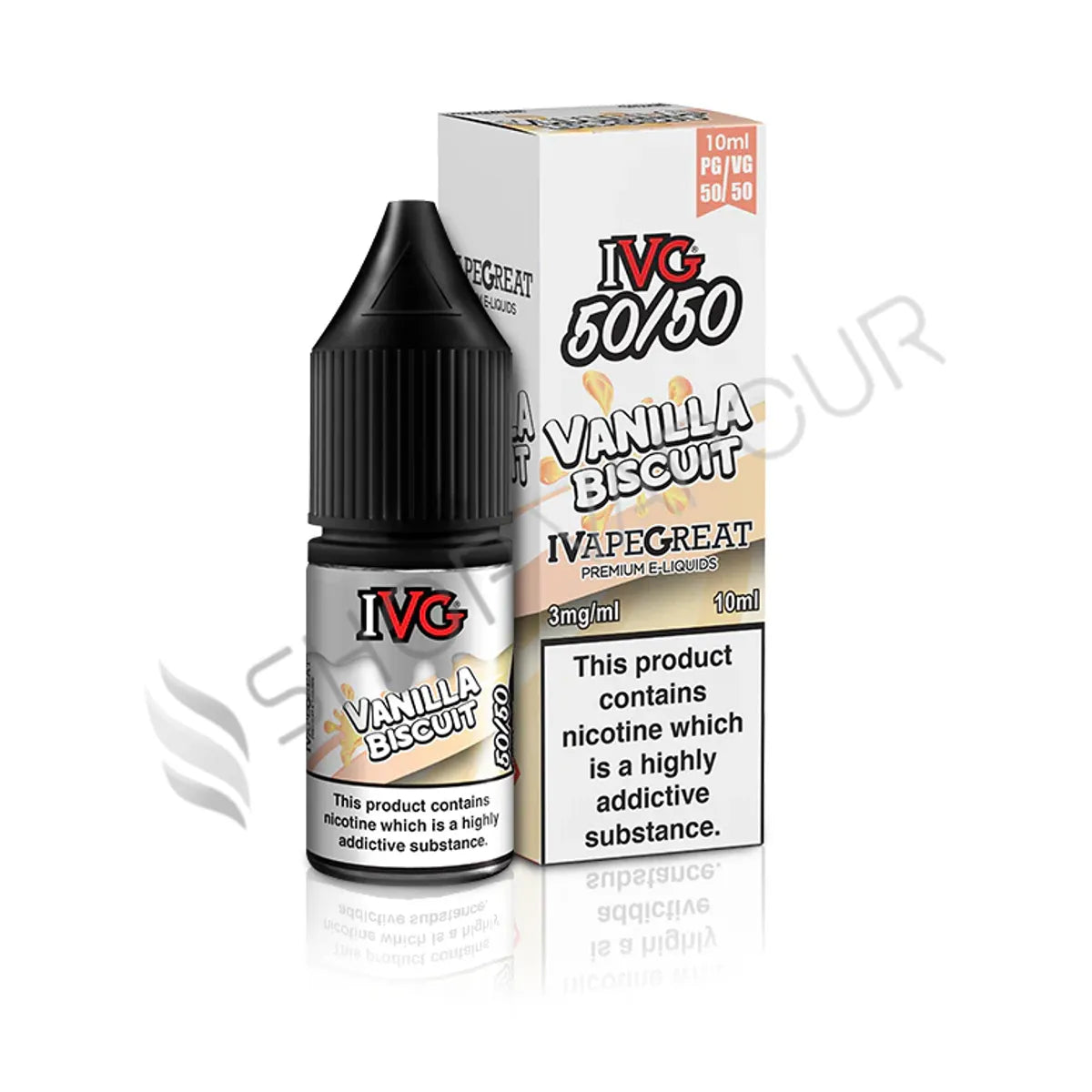 Vanilla Biscuit 10ml E-Liquid by IVG 50/50