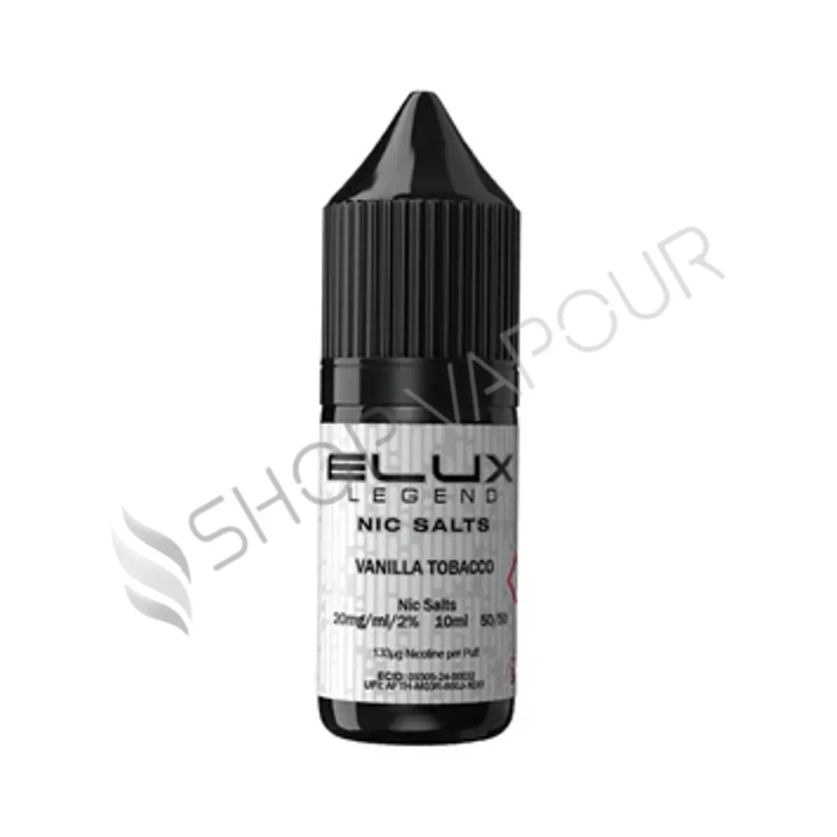 Vanilla Tobacco Nic Salt E-Liquid by Elux Legend