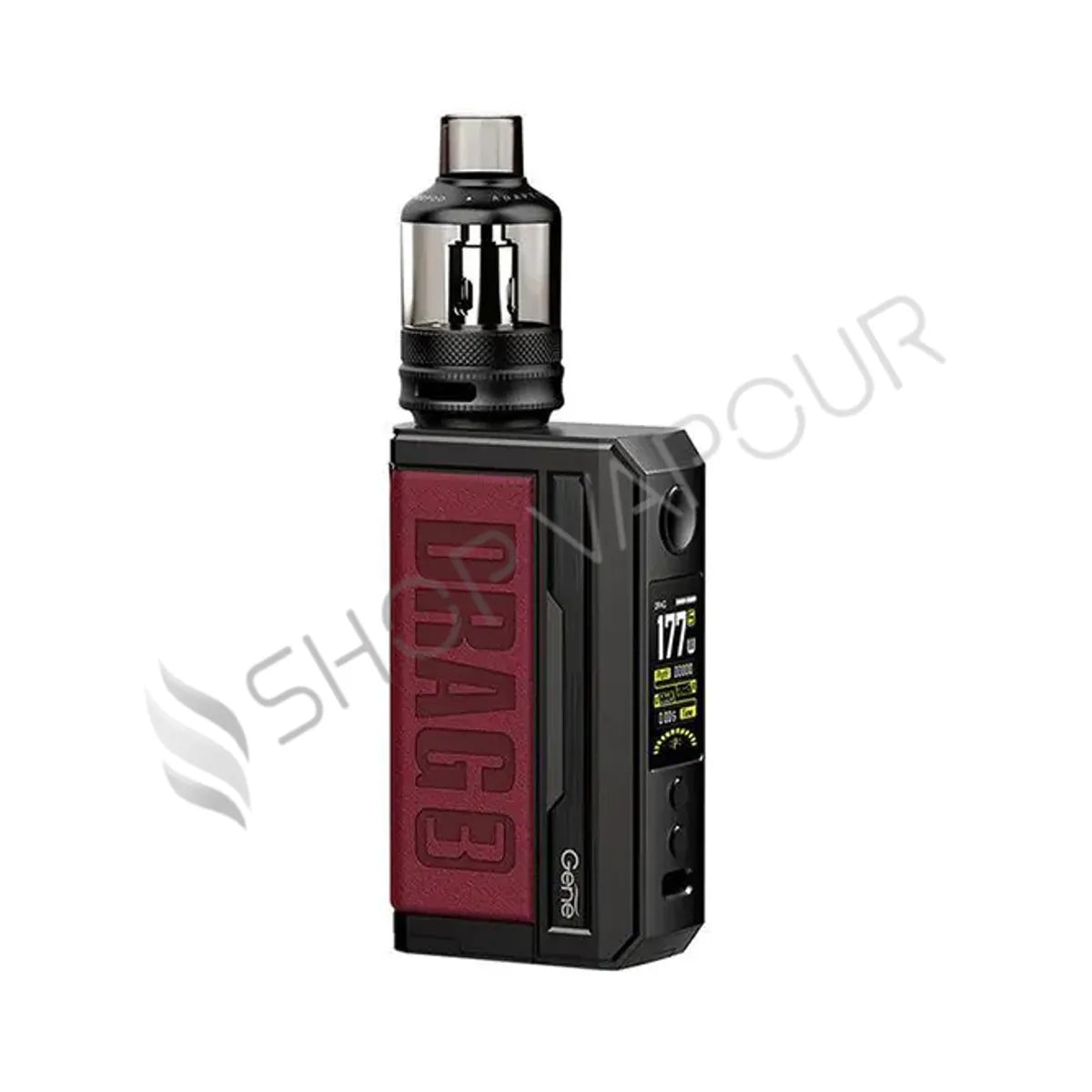 Voopoo Drag 3 Vape Kit - Marsala Red