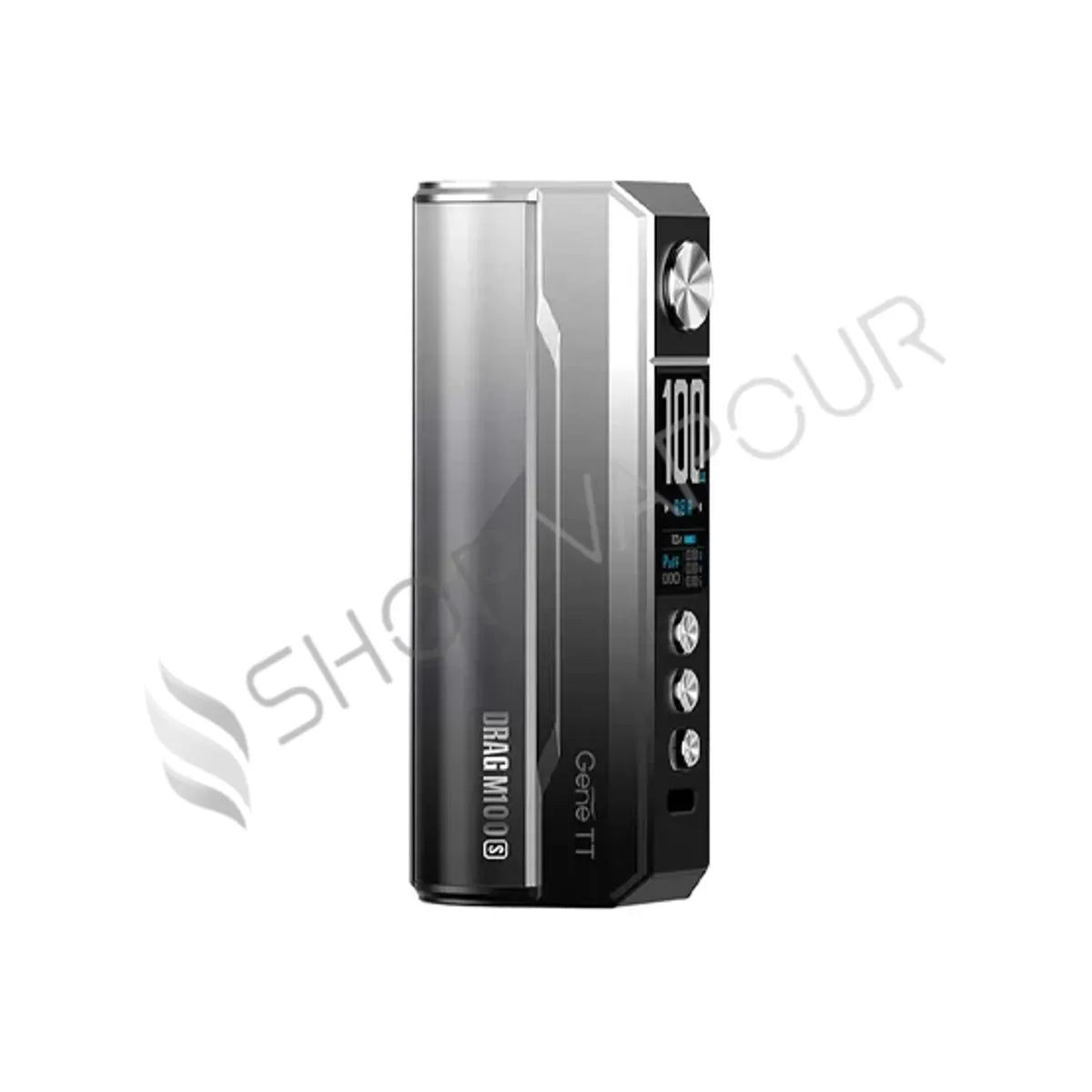 Voopoo Drag M100S Mod - Silver & Black