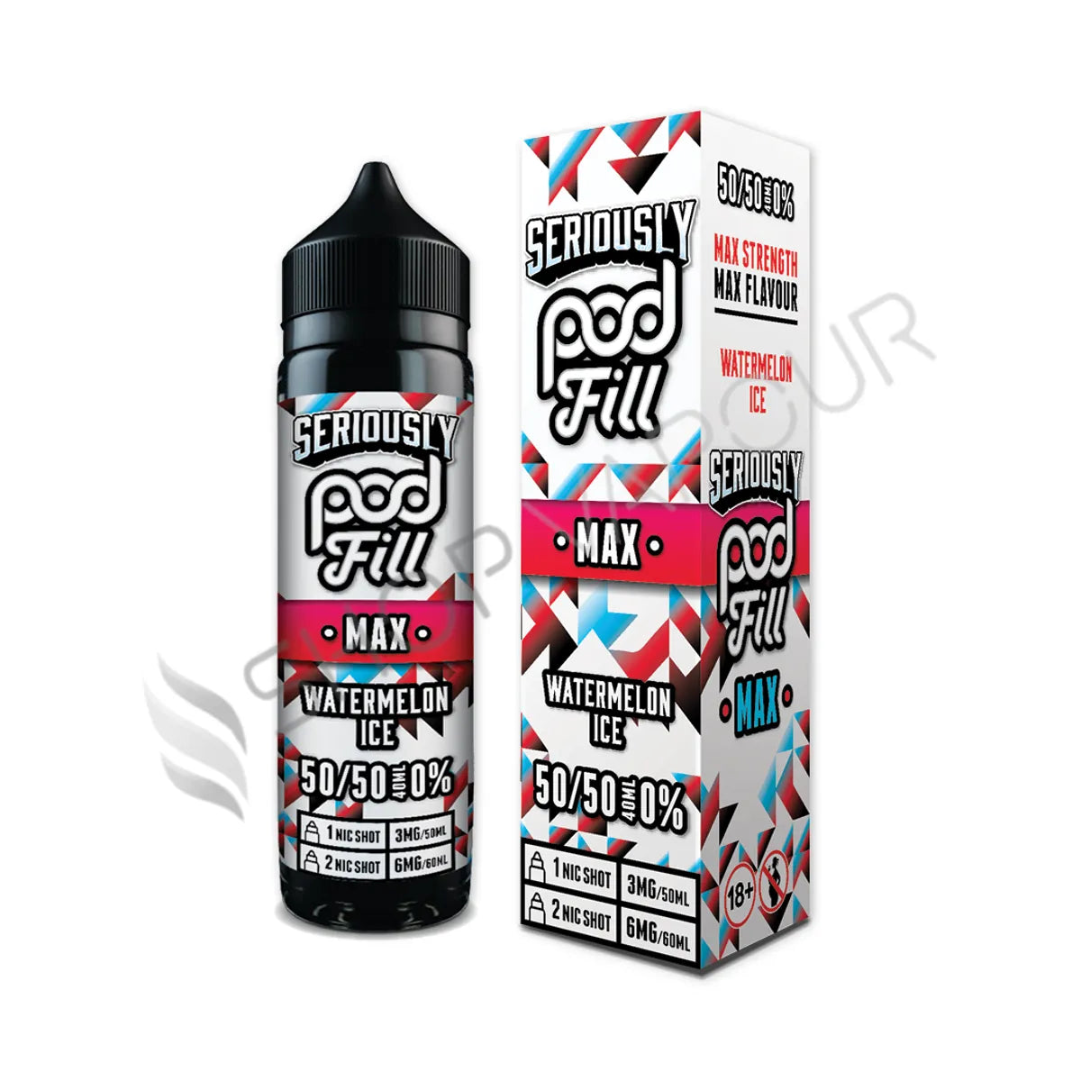 Watermelon Ice 40ml Shortfill E-Liquid by Seriously Pod Fill Max