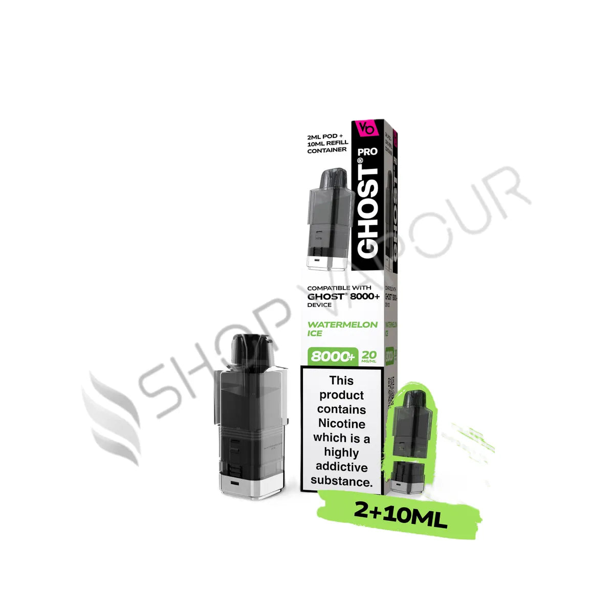 Watermelon Ice Pro 8000+ Prefilled Pod & Refill by Ghost