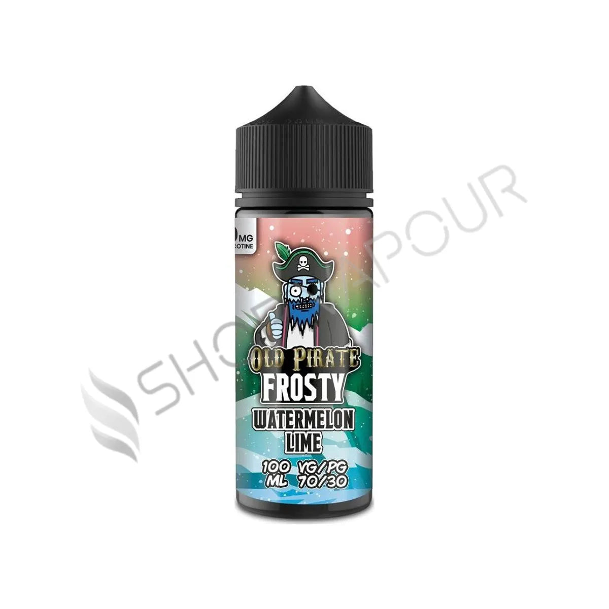 Watermelon Lime 100ml Shortfill E-Liquid by Old Pirate Frosty