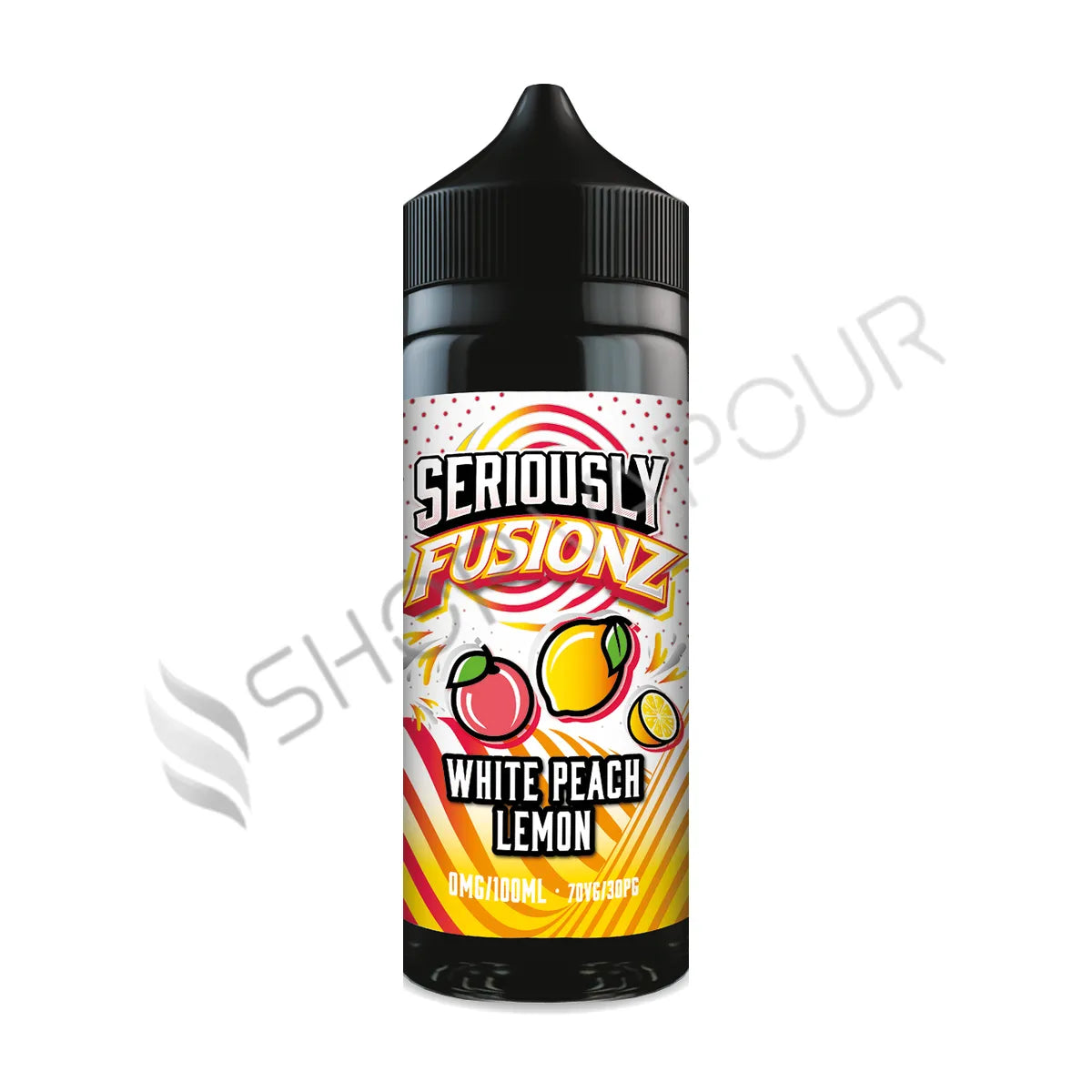 White Peach Lemon 100ml Shortfill E-liquid by Seriously Fusionz
