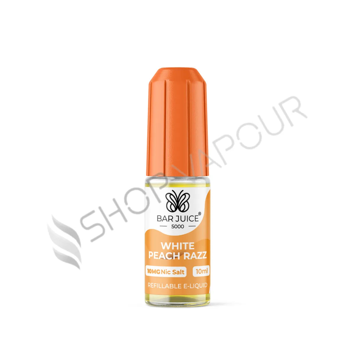White Peach Razz Nic Salt E-Liquid by Bar Juice 5000