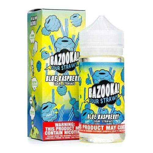 Blue Razz 100ml Shortfill E-Liquid by Bazooka Sour Straws