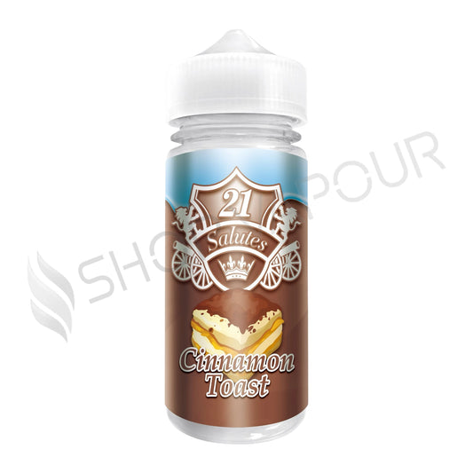Cinnamon Toast 100ml Shortfill E-Liquid by 21 Salutes