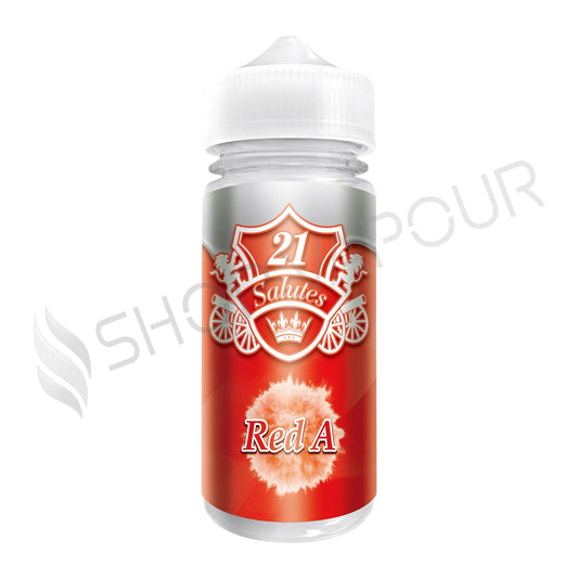 Red A 100ml Shortfill E-Liquid by 21 Salutes