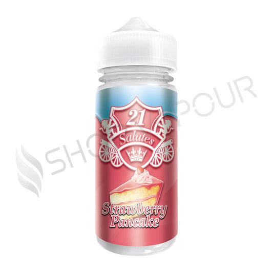 Strawberry Pancake 100ml Shortfill E-Liquid by 21 Salutes