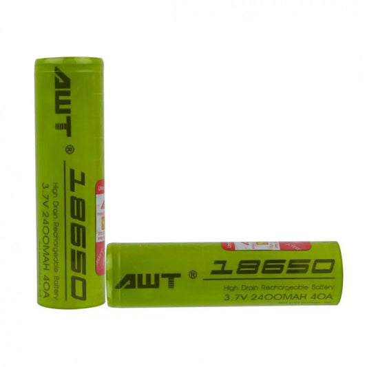 AWT 18650 3.7V 2400MAH 40A Battery - Shop Vapour