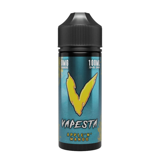 Apple ‘N’ Mango 100ml Shortfill E-Liquid by Vapesta - Shop Vapour