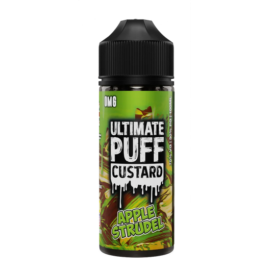 Apple Strudel 100ml Shortfill E-Liquid by Ultimate Puff Custard - Shop Vapour