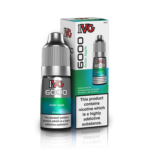 Arctic Apple Nic Salt E-Liquid by IVG 6000 - Shop Vapour