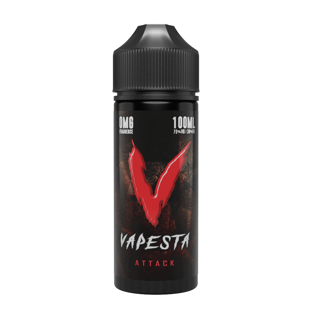 Attack 100ml Shortfill E-Liquid by Vapesta - Shop Vapour