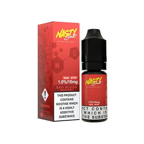 Bad Blood Nic Salt E-Liquid by Nasty Salt - Shop Vapour