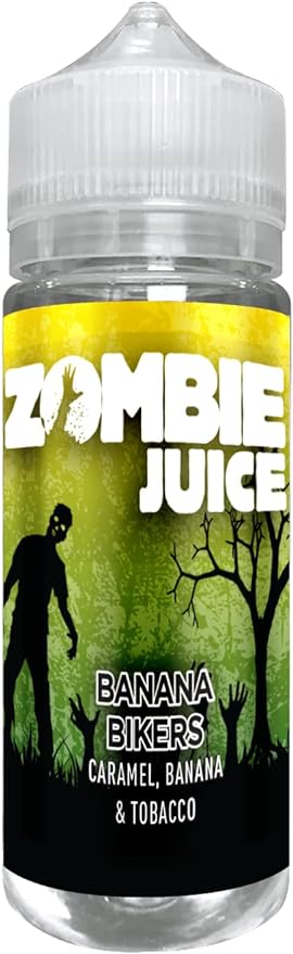 Banana Bikers 100ml Shortfill E-Liquid by Zombie Juice - Shop Vapour