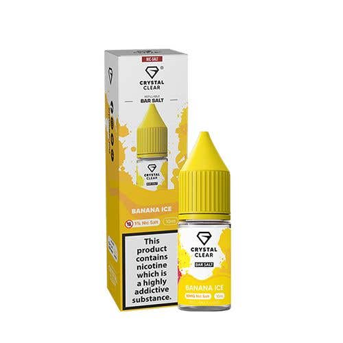 Banana Ice Bar Salts Nic Salt by Crystal Clear - Shop Vapour
