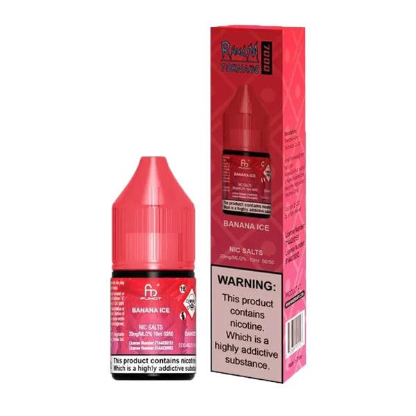 Banana Ice Nic Salt E-Liquid by RandM 7000 - Shop Vapour