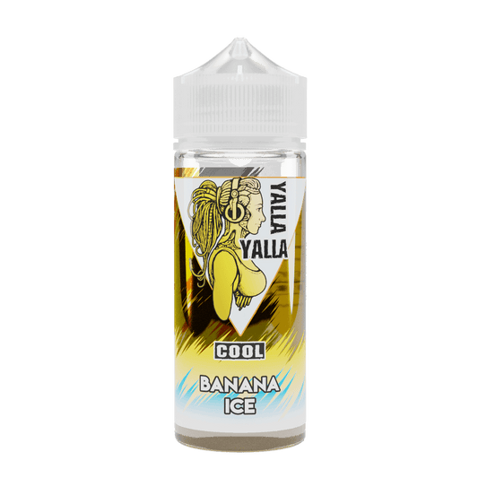 Banana Ice Shortfill E-Liquid by Yalla Yalla Cool - Shop Vapour