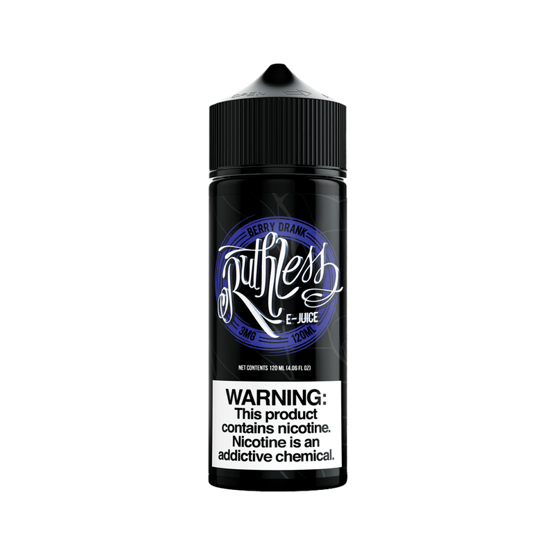 Berry Drank Vape Juice 100ml Shortfill E-Liquid by Ruthless - Shop Vapour