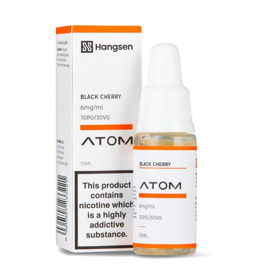 Black Cherry Nic Salt E-Liquid by Hangsen Atom - Shop Vapour