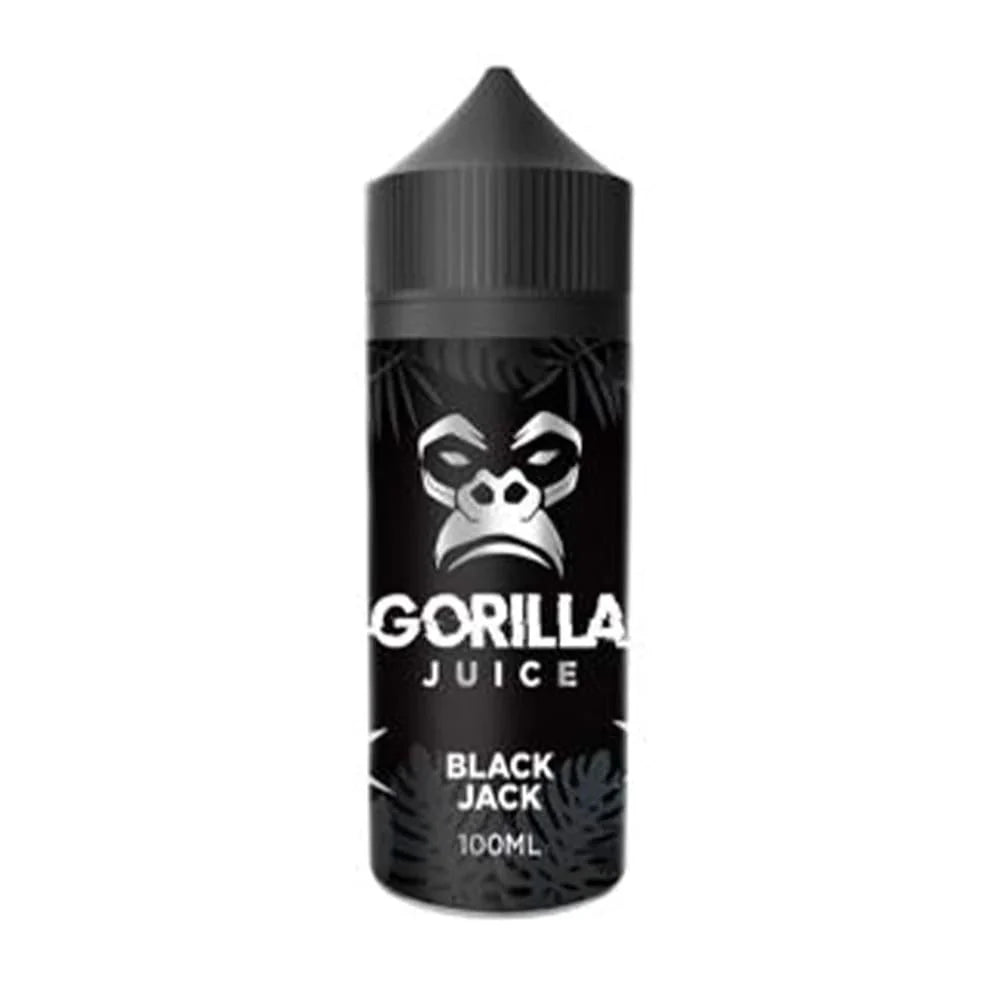 Black Jack 100ml Shortfill E-Liquid by Gorilla Juice - Shop Vapour