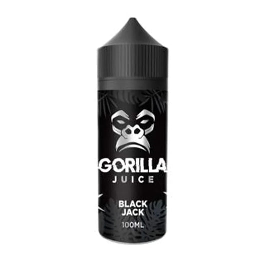 Black Jack 100ml Shortfill E-Liquid by Gorilla Juice - Shop Vapour