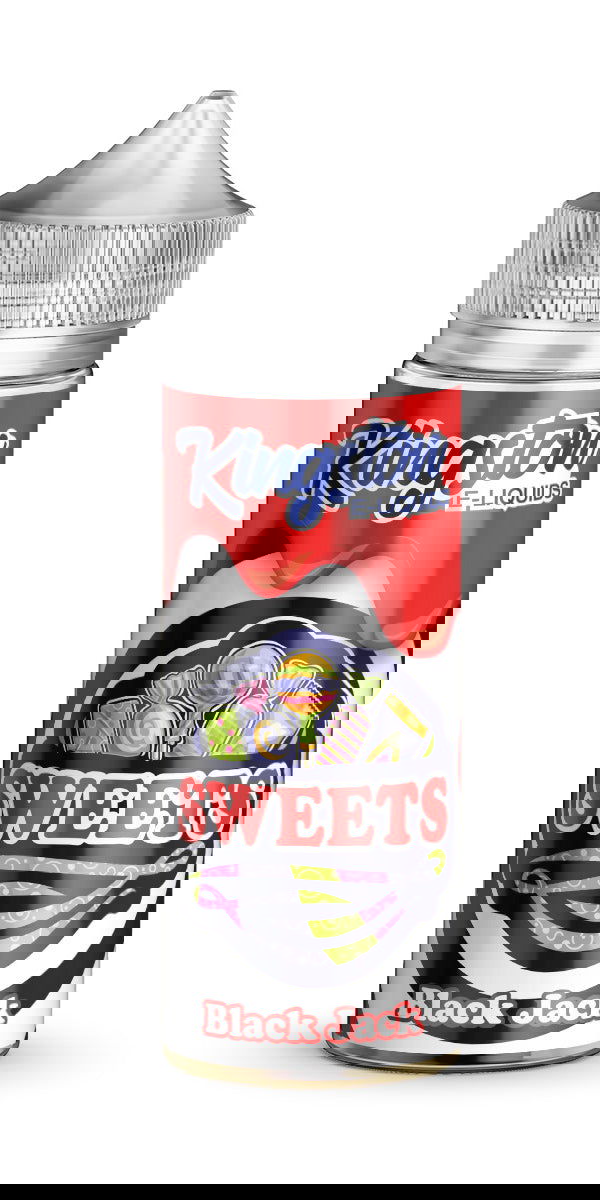 Black Jack 100ml Shortfill E-Liquid by Kingston Sweets - Shop Vapour