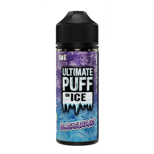 Blackcurrant 100ml Shortfill E-Liquid by Ultimate Puff On Ice - Shop Vapour