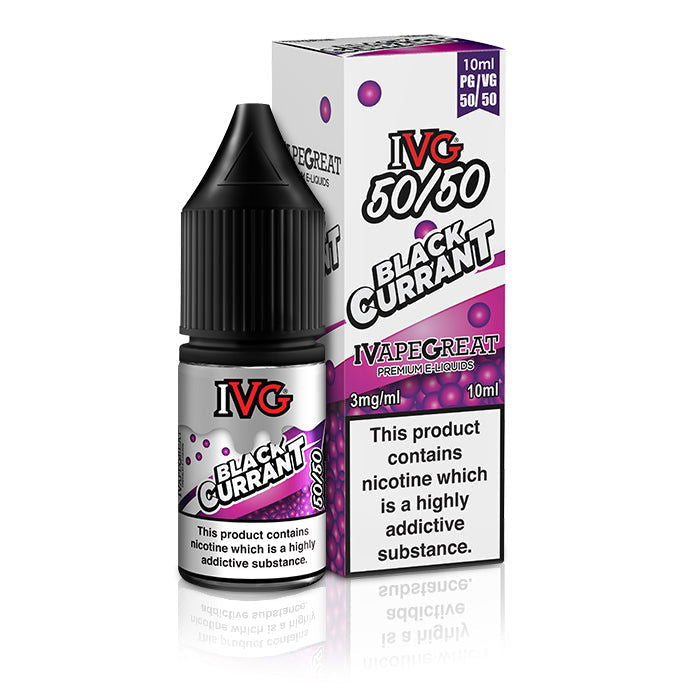 Blackcurrant 10ml E-Liquid by IVG 50/50 - Shop Vapour