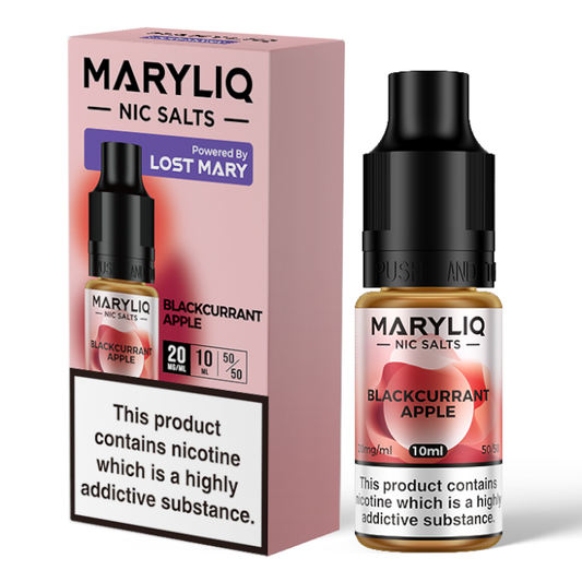 Blackcurrant Apple Nic Salt E-Liquid by Lost Mary Maryliq - Shop Vapour