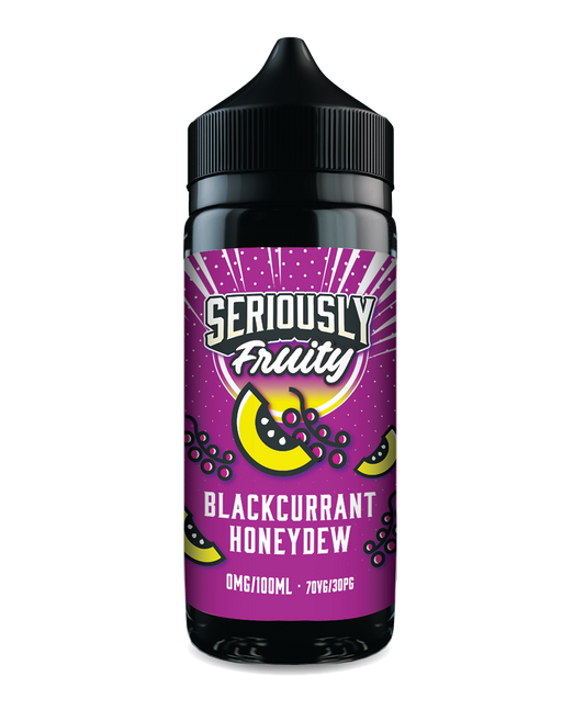 Blackcurrant Honeydew 100ml Shortfill E-liquid by Seriously Fruity - Shop Vapour