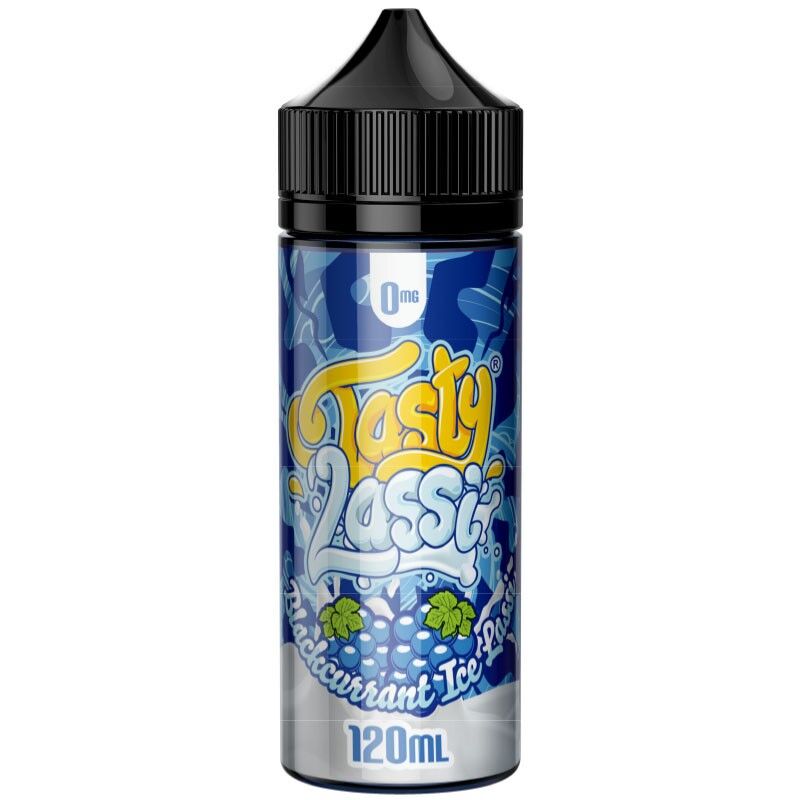 Blackcurrant Ice Lassi 100ml Shortfill E-Liquid by Tasty Lassi - Shop Vapour